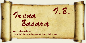 Irena Basara vizit kartica